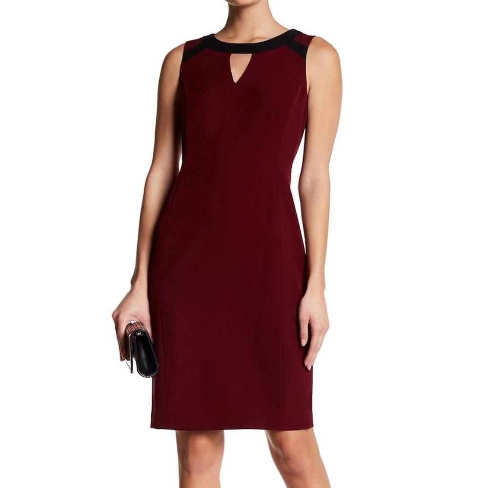 Kasper Keyhole Sleeveless Sheath Dress NWT size 4